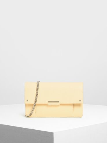 Chain Wallet, Yellow, hi-res
