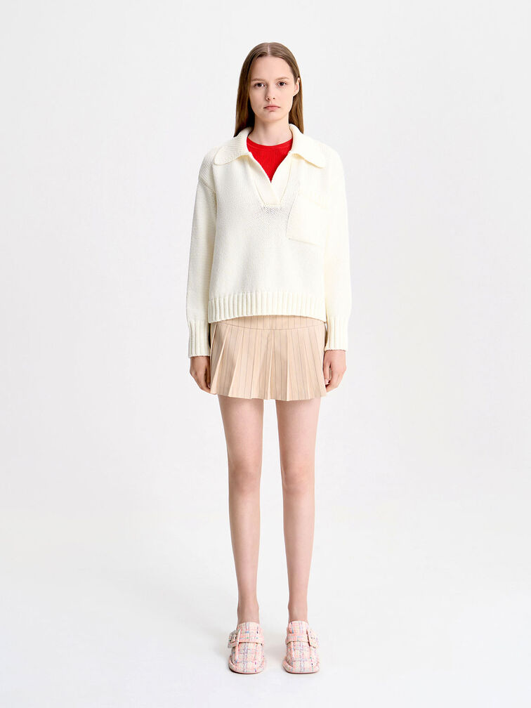 Sinead Tweed Buckled Loafer Mules, Multi, hi-res