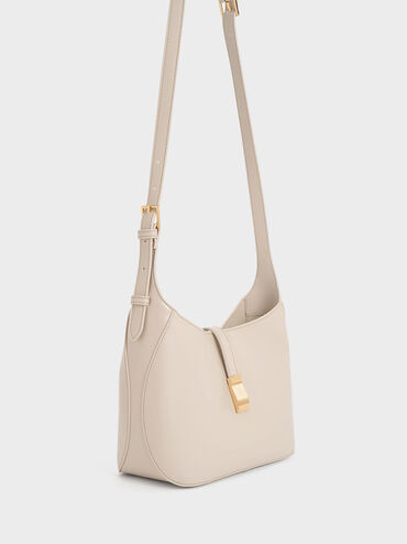 Wisteria Belted Shoulder Bag, Oat, hi-res