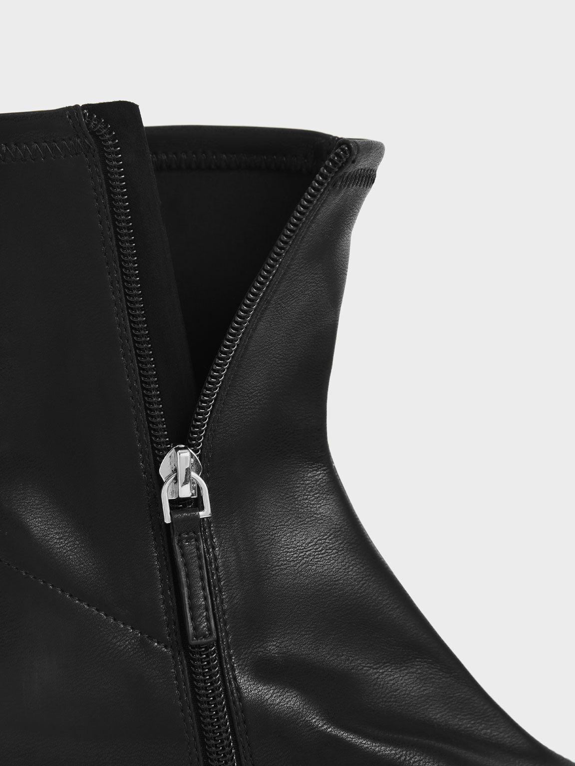 Blade Heel Ankle Boots, Black, hi-res