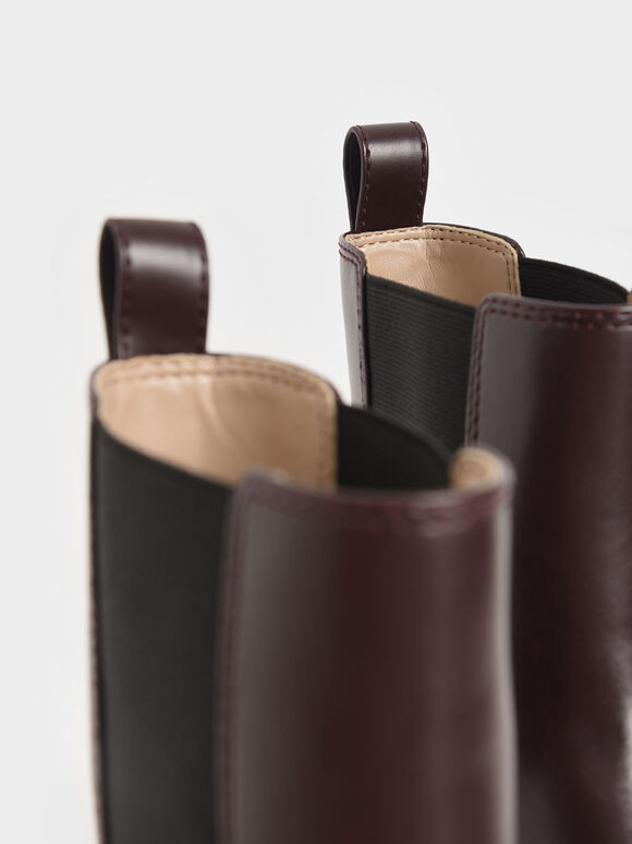 Bow lambswool boots KF705794