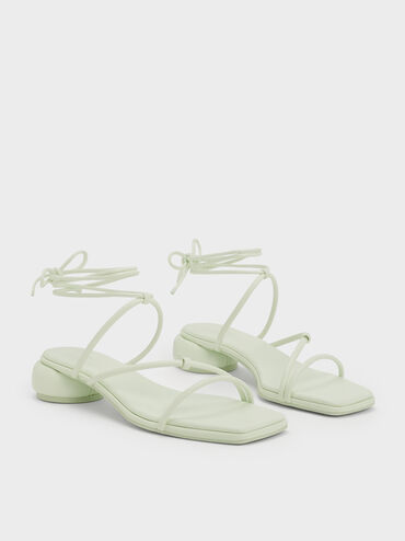 Strappy Tie-Around Sandals, Mint Sorbet, hi-res