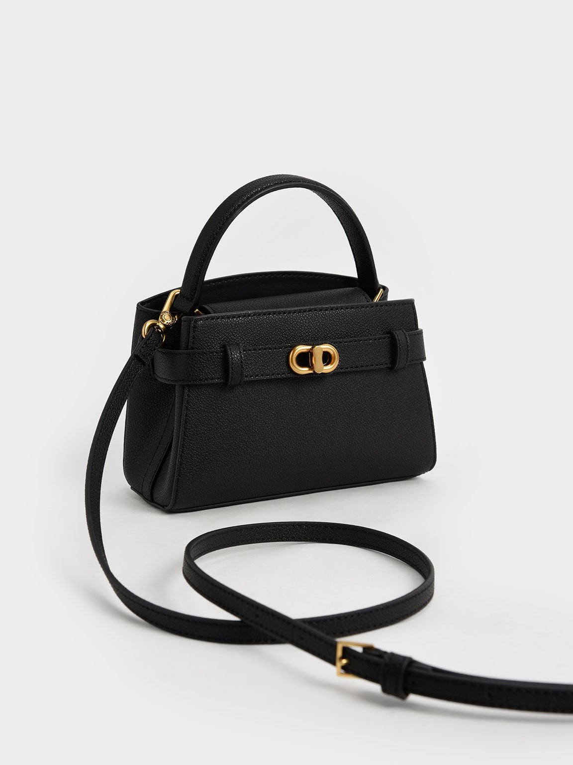 Aubrielle 小型手提包, 黑色, hi-res
