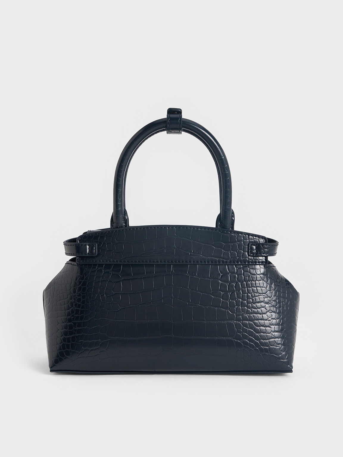 Navy crocodile bag outlet