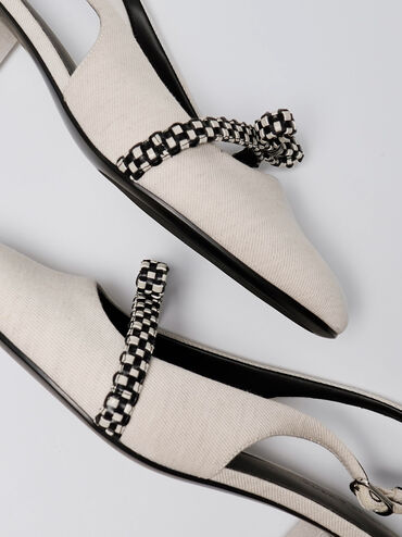 Kaleen Slingback Pumps, Chalk, hi-res