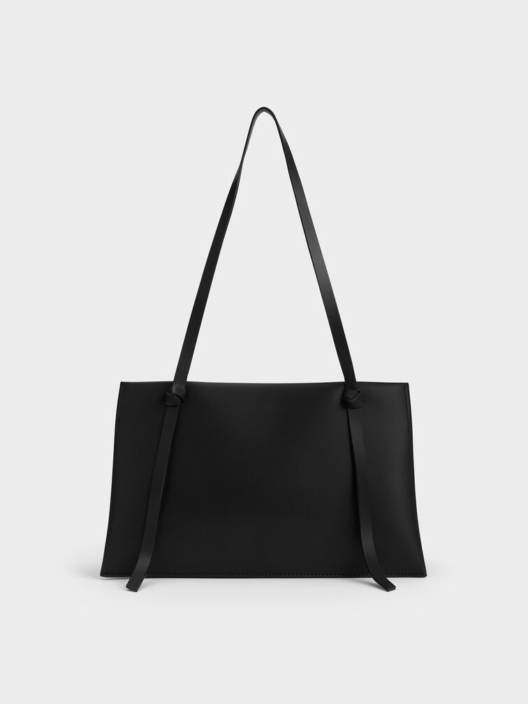Midori Geometric Tote Bag, Noir, hi-res