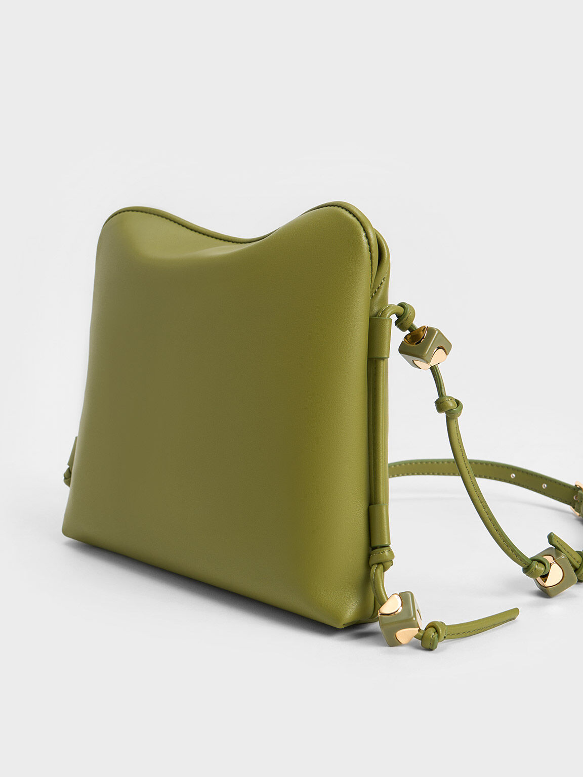 Cube Knotted Hobo Bag, Pistachio, hi-res