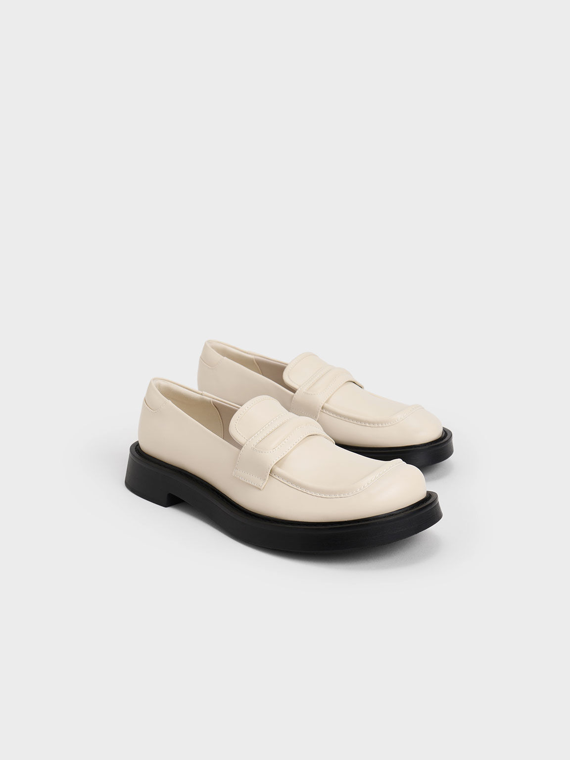 Penelope Penny Loafers, Chalk, hi-res