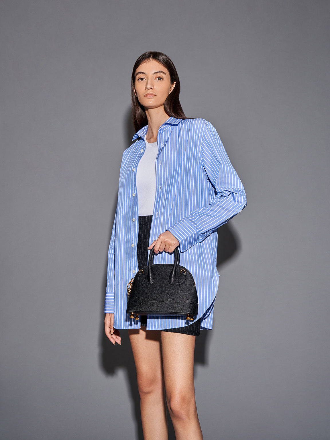 Charles & keith bowling bag clearance
