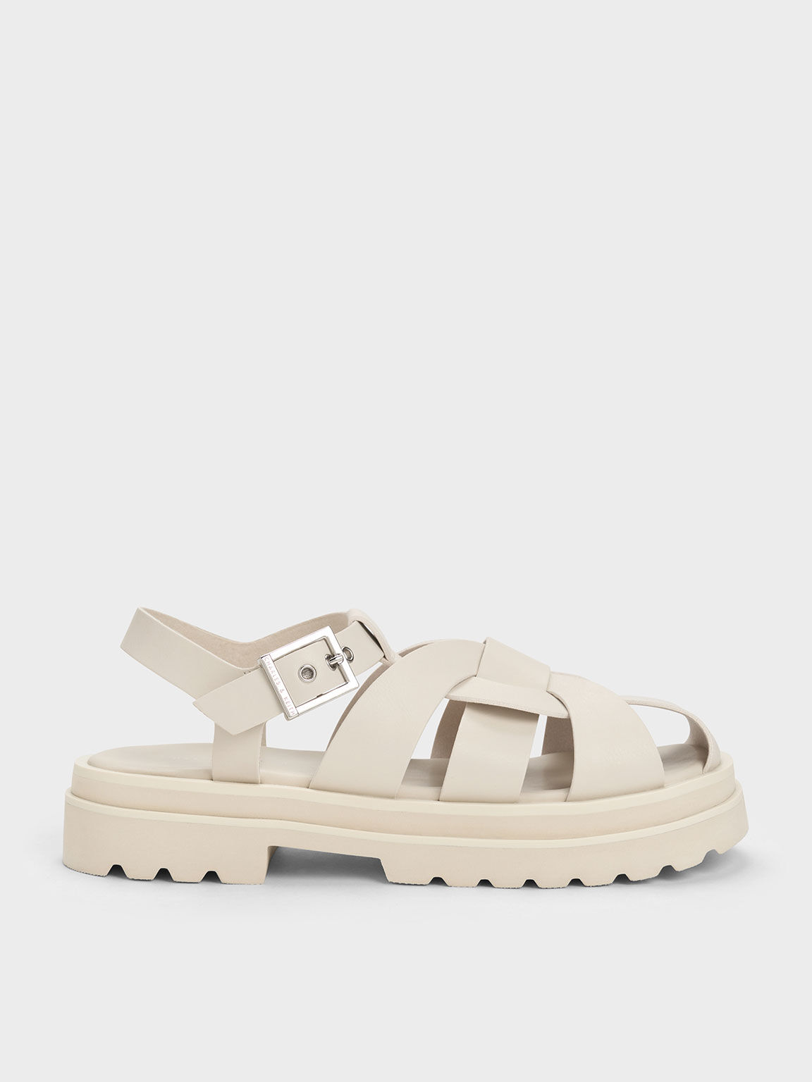 Nell Gladiator Sandals Chalk