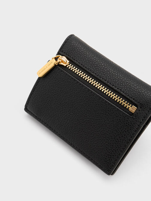 Small Wallet, Black, hi-res