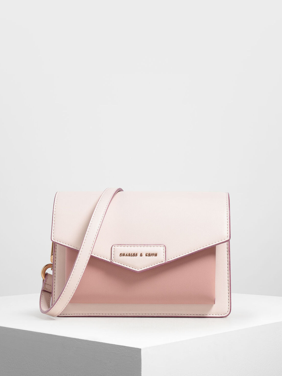 Zaina Envelope Crossbody Bag, Light Pink, hi-res
