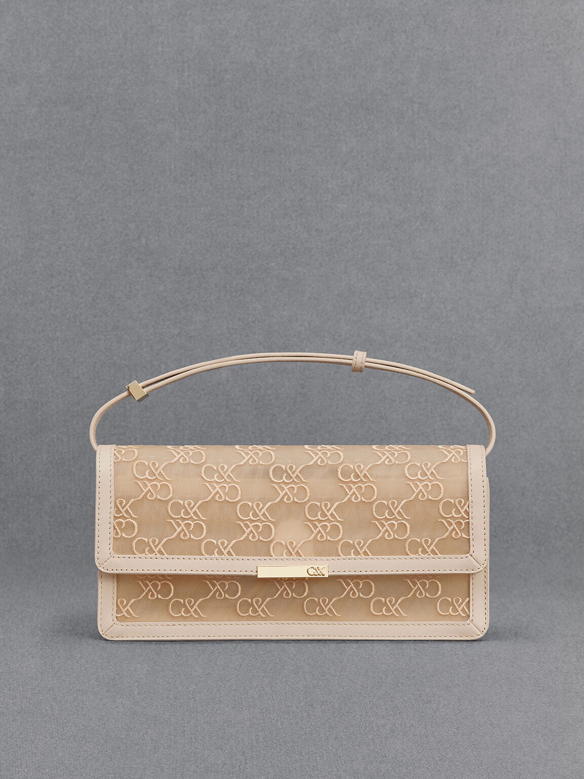 Charles and keith shop mesh shoulder bag