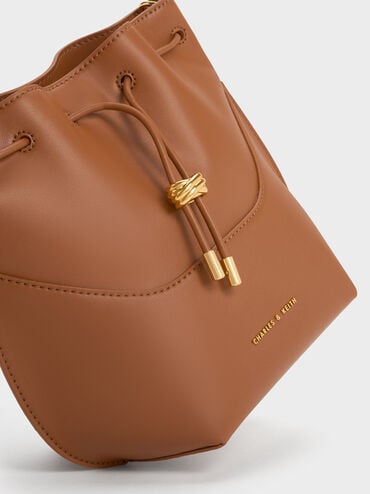 Cassiopeia Bucket Bag, Tan, hi-res