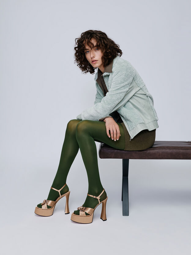 Jayce Crystal Platform Sandals, Nude, hi-res
