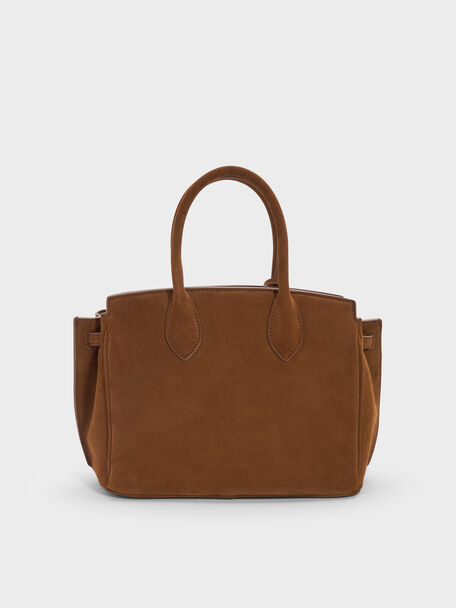 Bolsa Tote Ginevra, Pecan Brown, hi-res