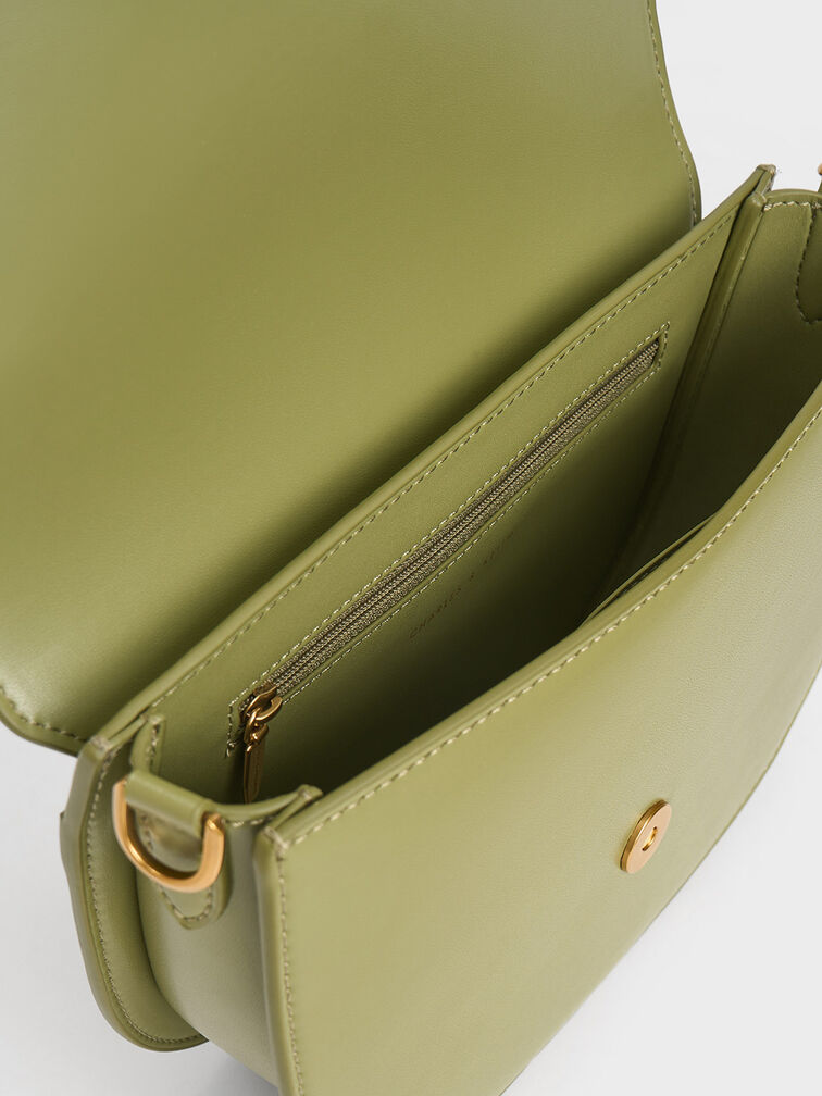 Gabine Saddle Bag, Pistachio, hi-res