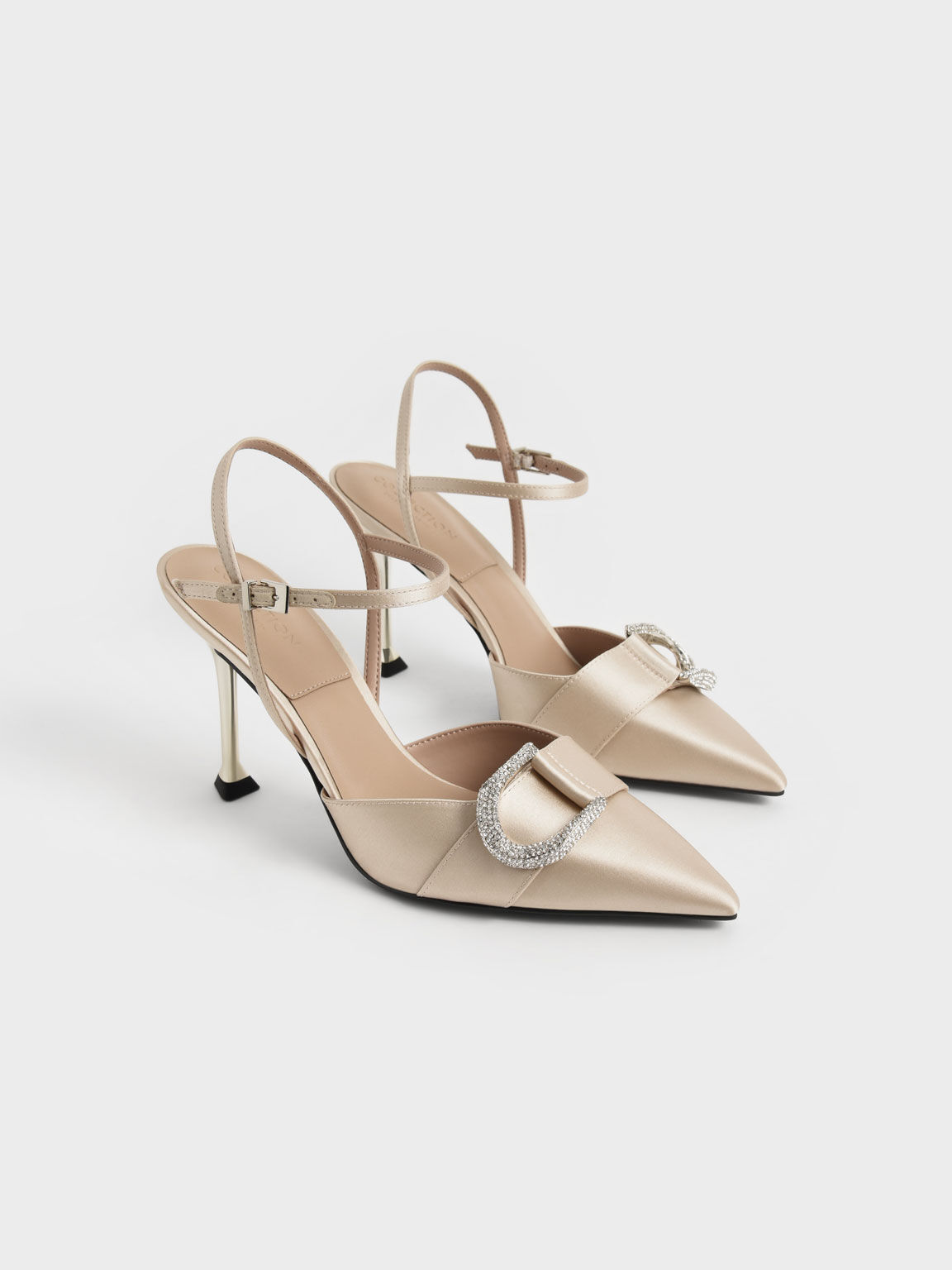 Champagne sale slingback heels