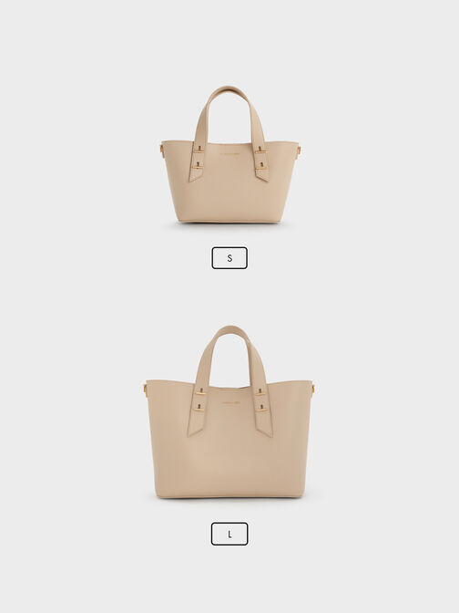 Shania Tote Bag, Dusted Oat, hi-res