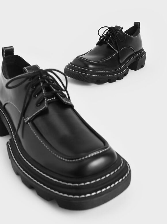 charles and keith black flats