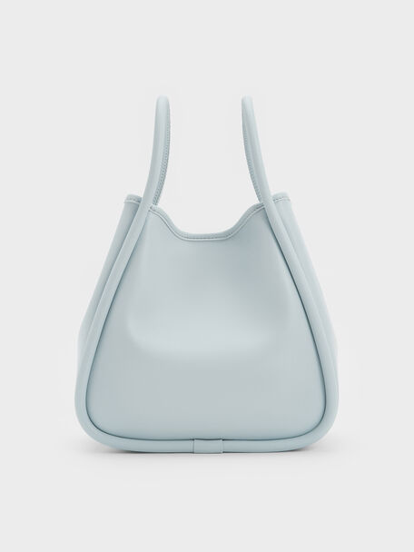Mini Lyla Tubular Tote Bag, Sea Salt Blue, hi-res