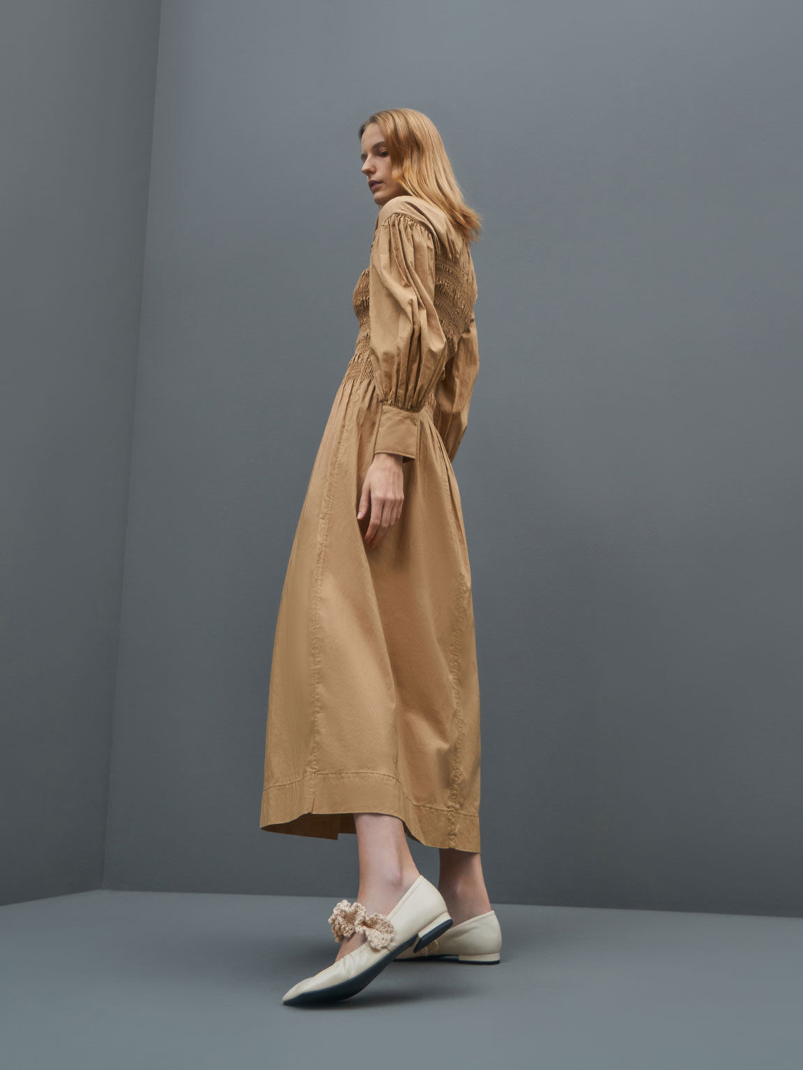 Ruffle Strap Mary Janes, Chalk, hi-res
