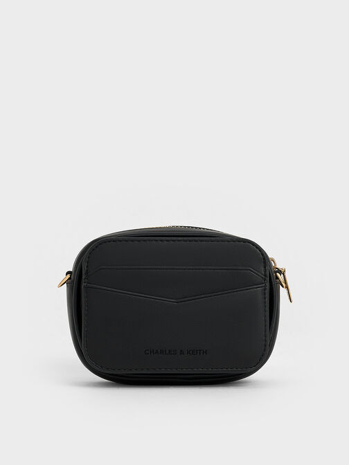 Arwen Quilted Mini Bag, Black, hi-res
