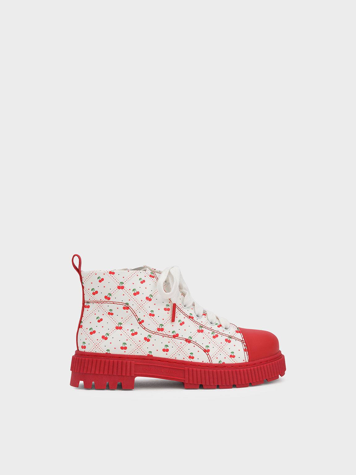 Red high top boots clearance