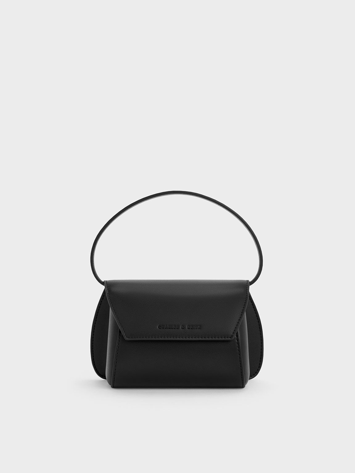 Black Mini Cassiopeia Front Flap Bag CHARLES KEITH SG