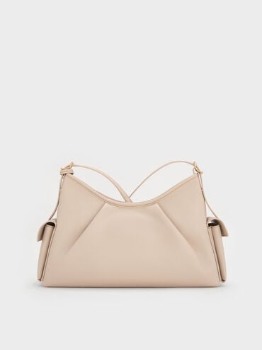 Khai Side-Pocket Shoulder Bag, Oat, hi-res