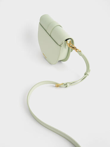 Gabine Saddle Bag, Mint Green, hi-res