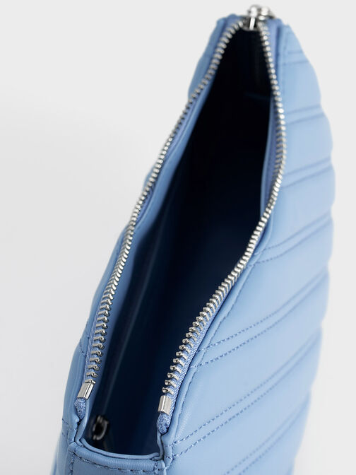 Freja 絎縫流浪包, 淺藍色, hi-res
