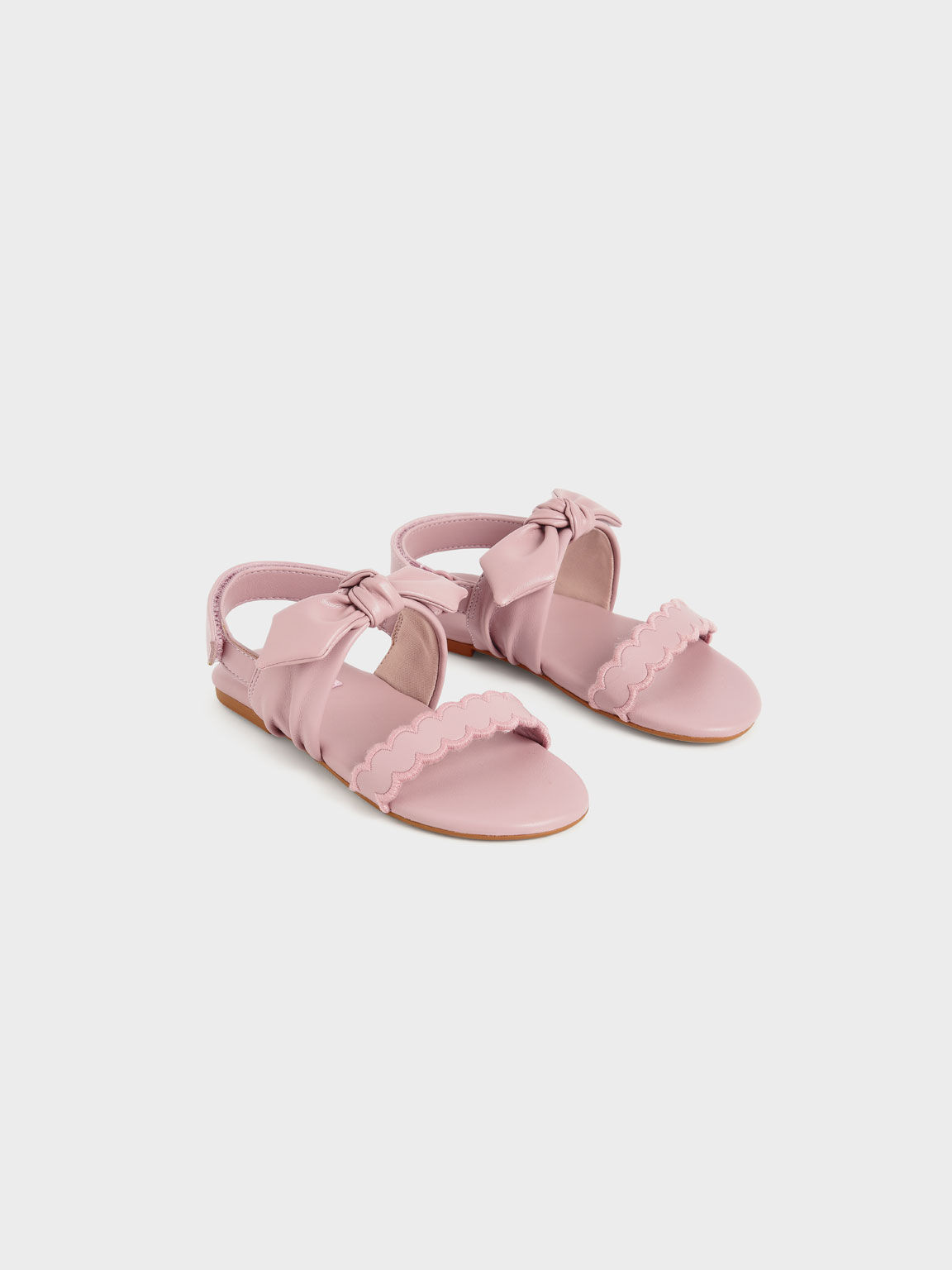 兒童扭結瑪莉珍涼鞋, 粉紅色, hi-res