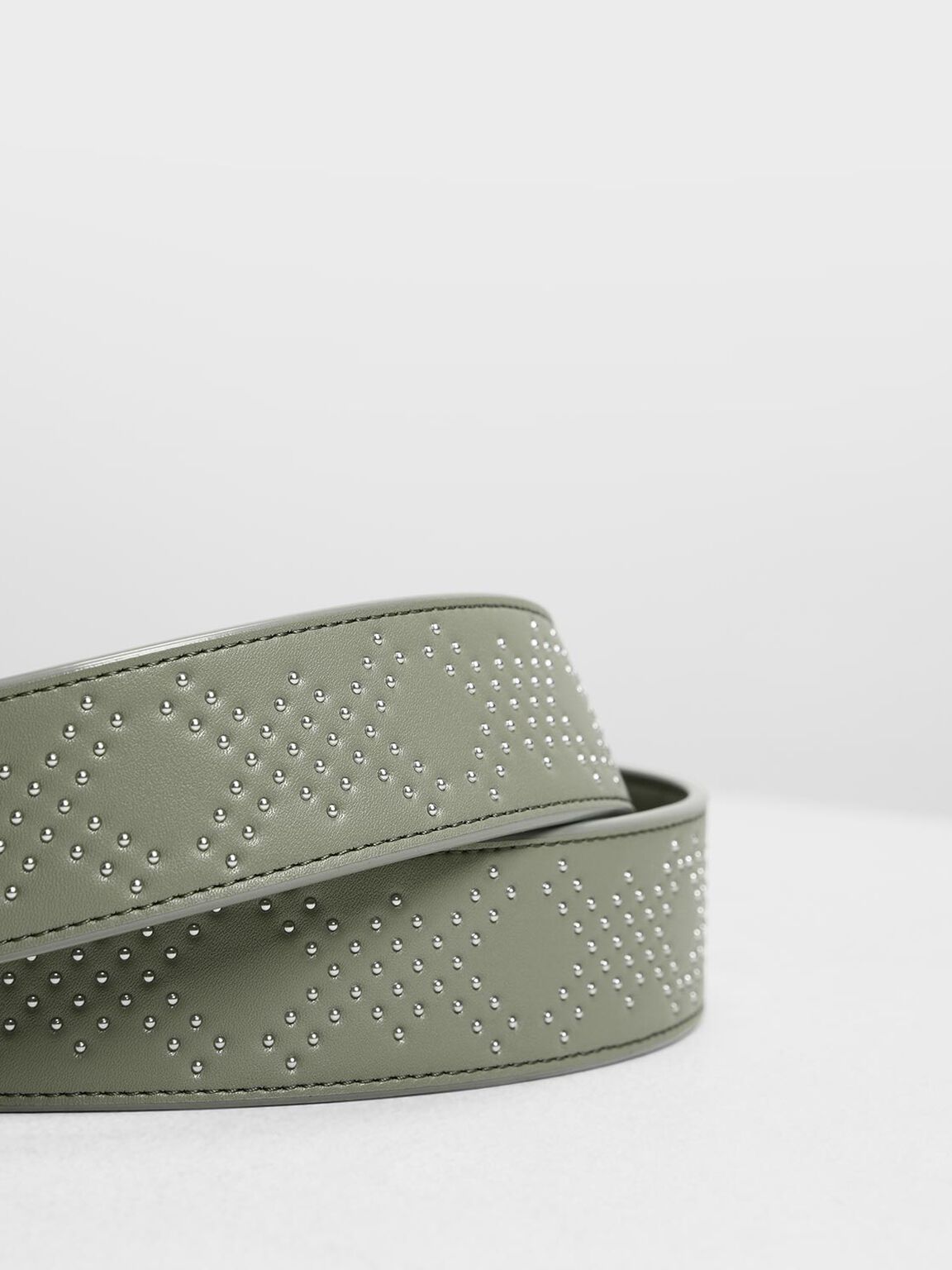 Double X Print Bag Strap, Sage Green, hi-res