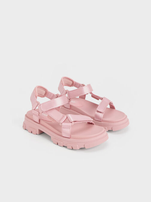 兒童厚底休閒涼鞋, 粉紅色, hi-res