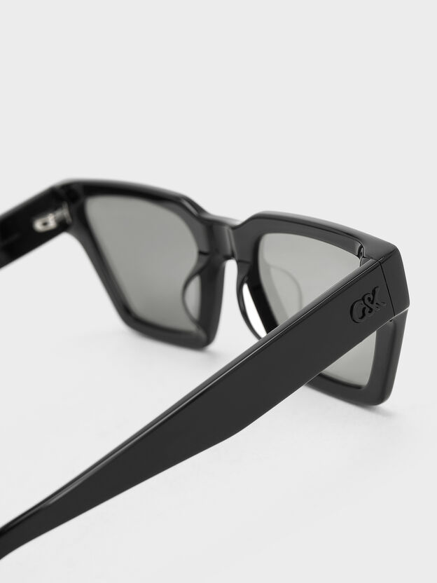 Angular Sunglasses, Jet Black, hi-res