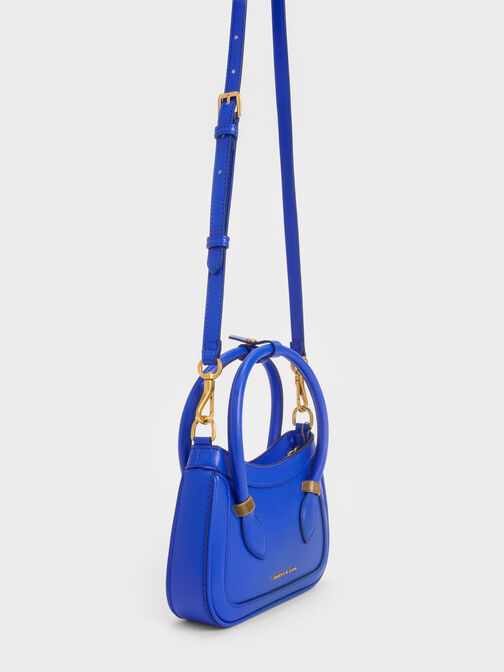 Bonnie Curved Tote Bag, Cerulean, hi-res