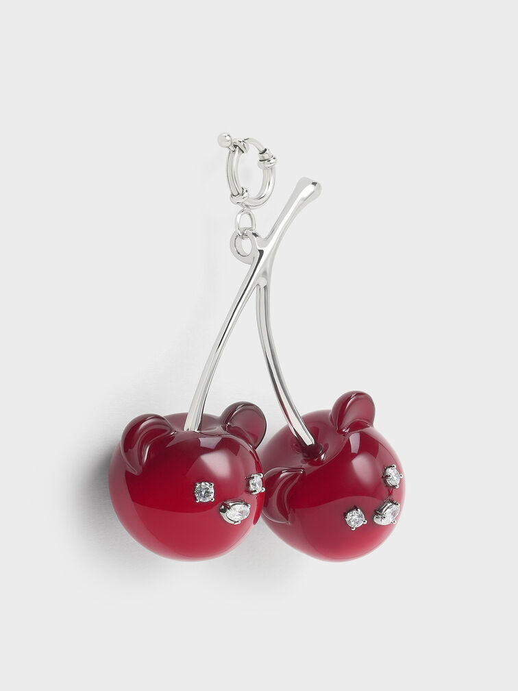 Cherry Bear Charm, Multi, hi-res