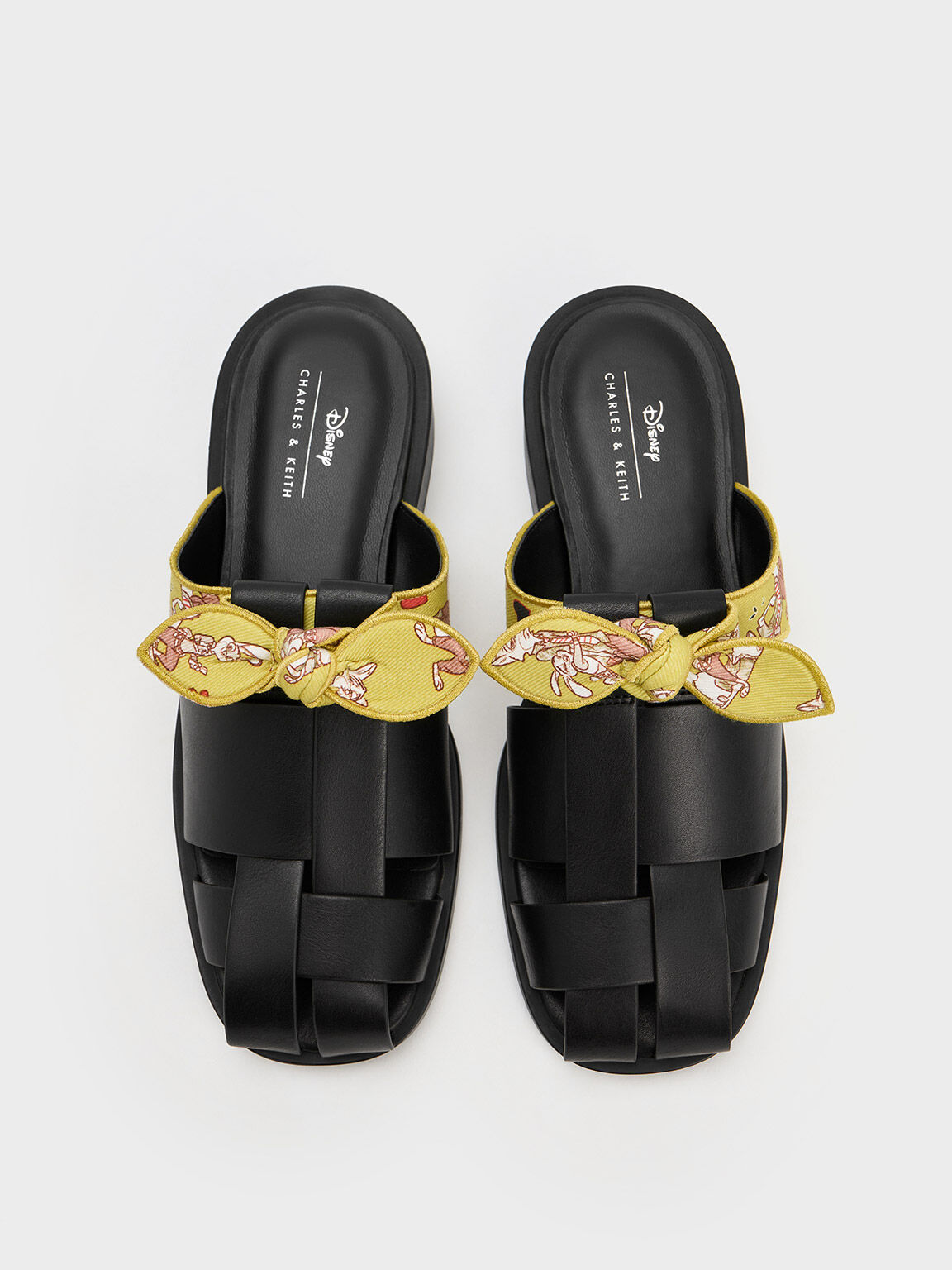 Judy Hopps Interwoven Knotted Mules, Black, hi-res