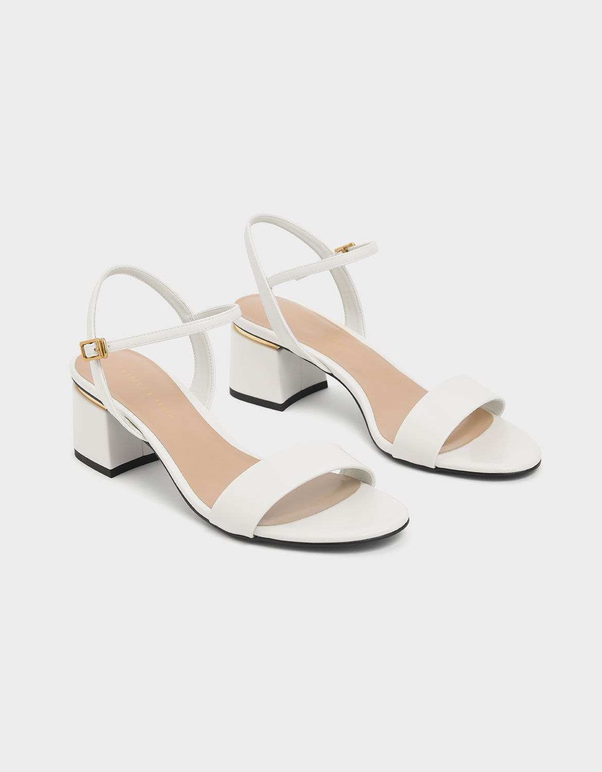charles and keith open toe heels