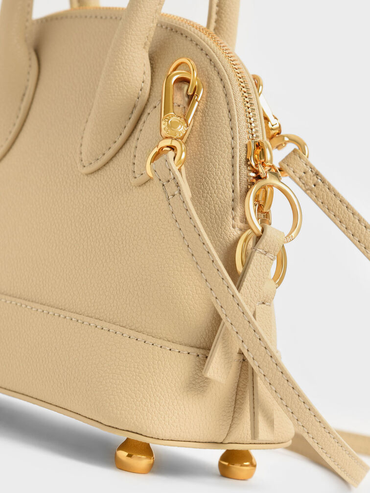 Harmonee Bowling Bag, Beige, hi-res