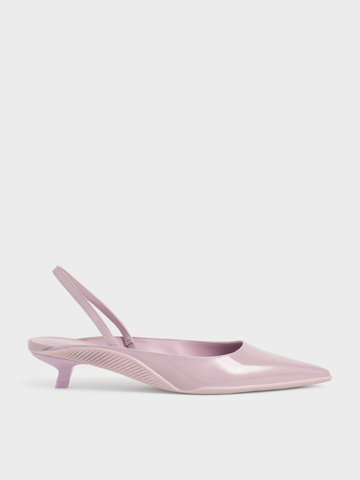 Lilac kitten heels clearance