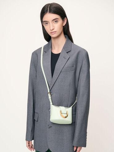 Gabine Bucket Bag, Mint Green, hi-res