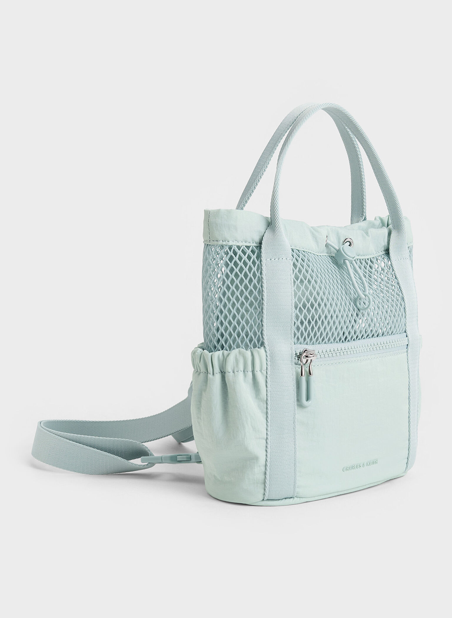 Terra Mesh & Nylon Multi-Way Bag, Sage Green, hi-res