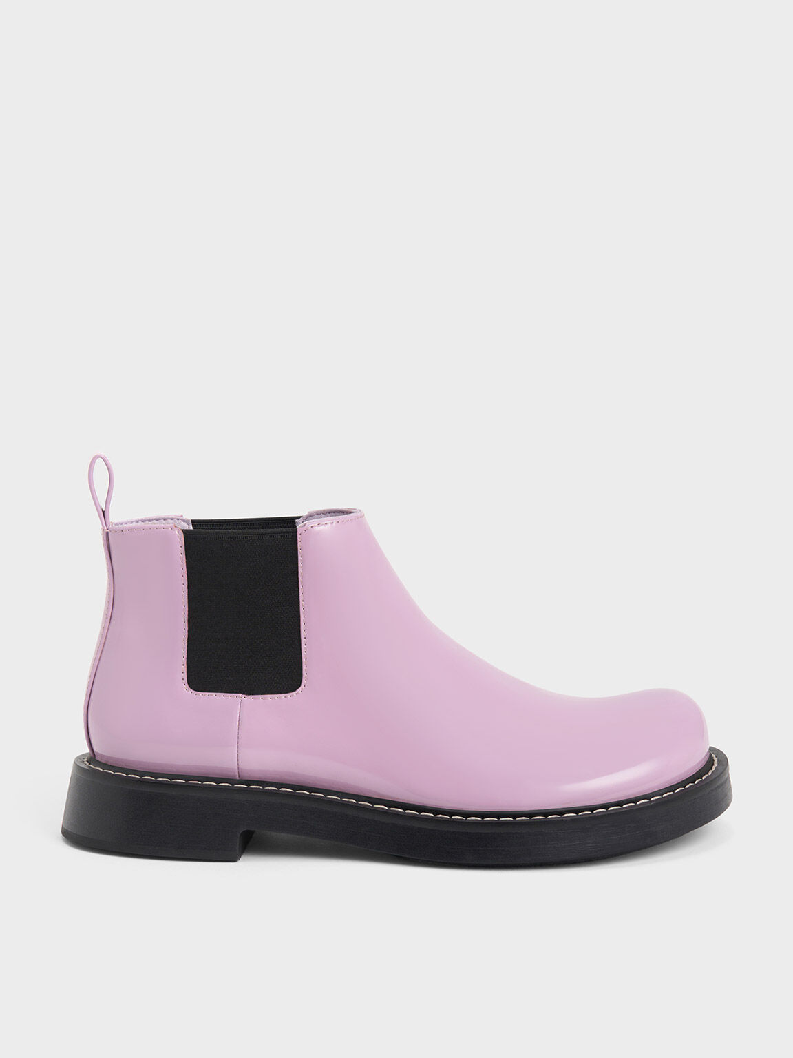 Tak forræderi Ansigt opad Lilac Penelope Pull-Tab Chelsea Boots - CHARLES & KEITH US