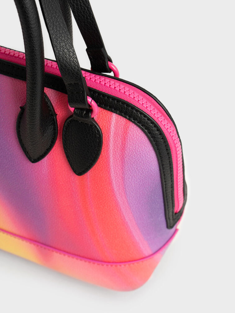 Harmonee Four Handle Tote, Holographic, hi-res