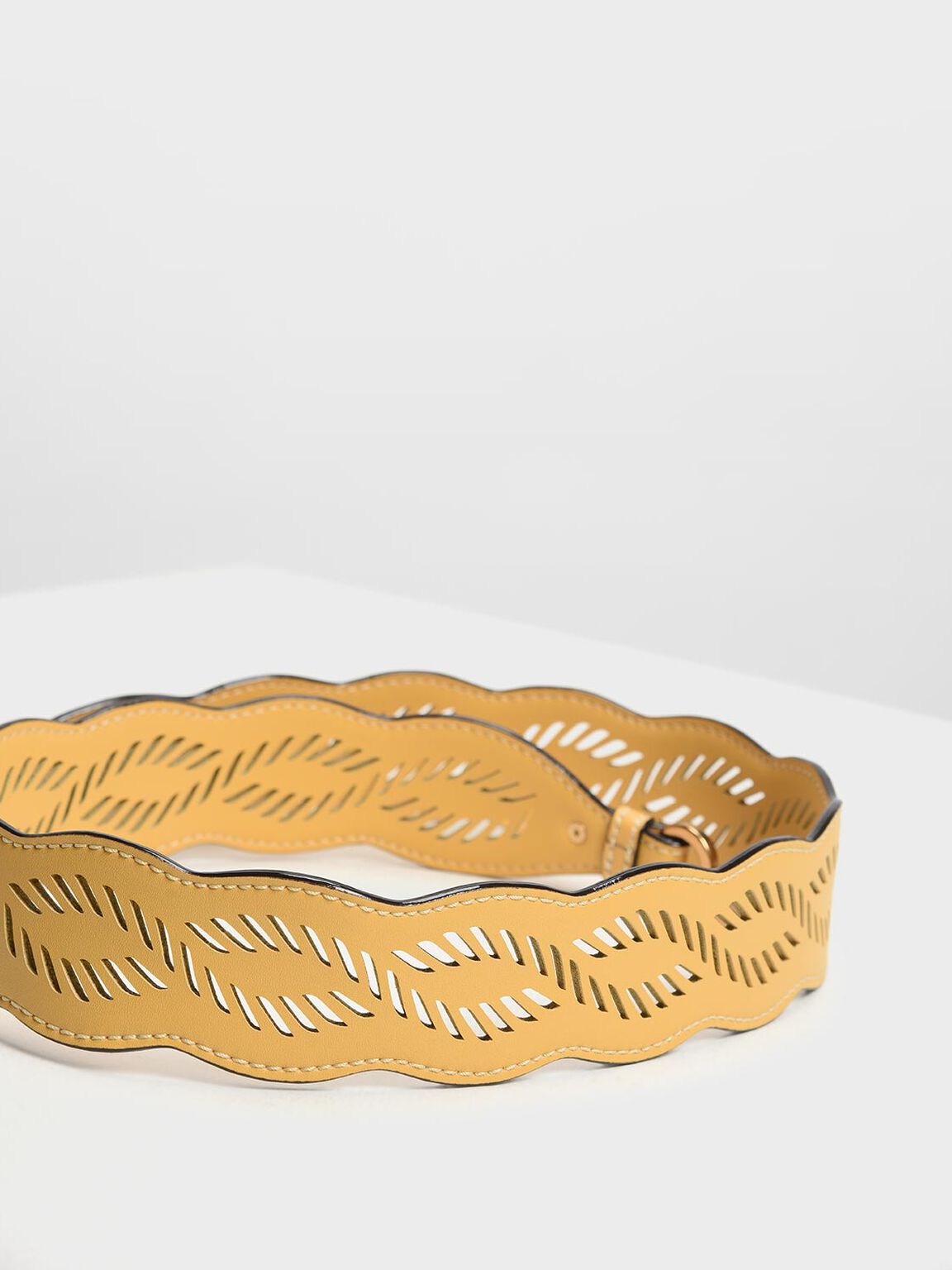 Laser Cut Bag Strap, Yellow, hi-res