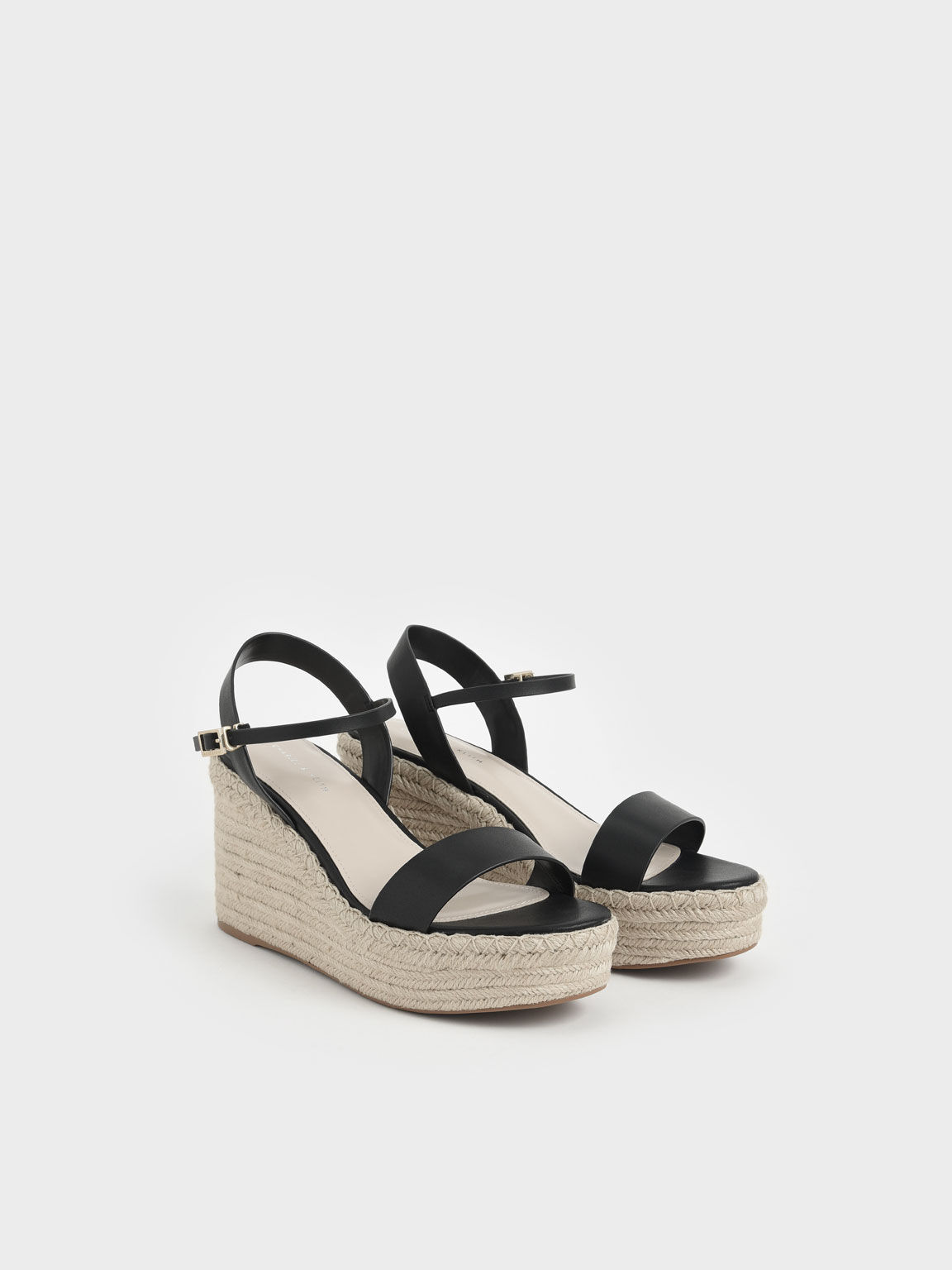 black espadrilles with ankle strap