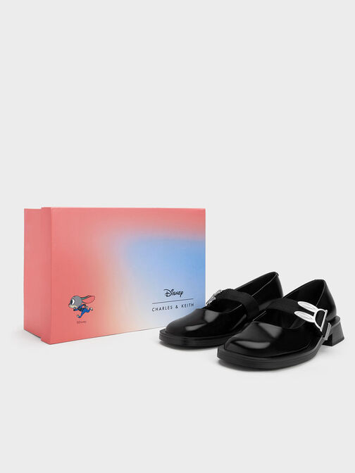 Judy Hopps Metallic Accent Mary Janes, Black, hi-res