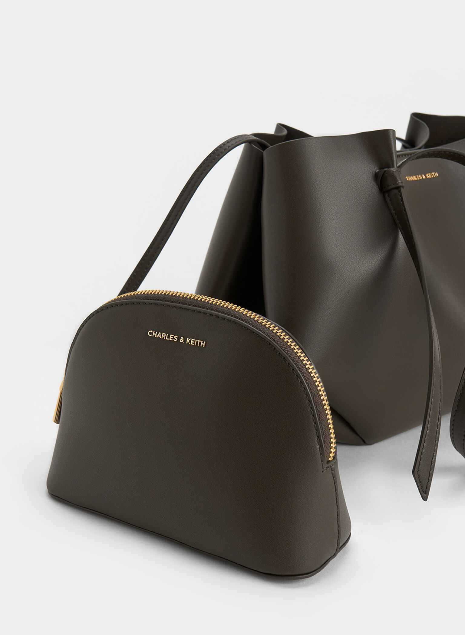 Bolso tote Calla, Gris pardo, hi-res
